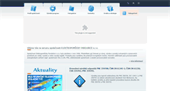 Desktop Screenshot of elpom.cz