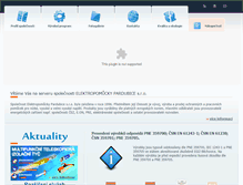 Tablet Screenshot of elpom.cz